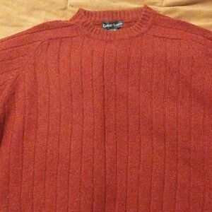 Men's Rust Turtleneck Sweater